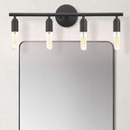 Silva Applique Murale Simple, Métal/Verre, Noir, Salle de Bain - Neutralighting