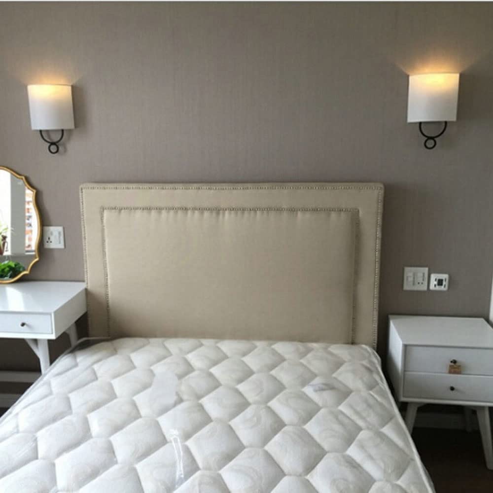 Silva Moderne Cylindrique Métal Tissu Intérieur Applique Murale Chambre à Coucher - Neutralighting
