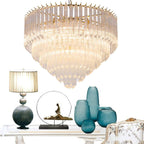 Silva Moderne Luxe Art LED Suspension Verre Salon - Neutralighting