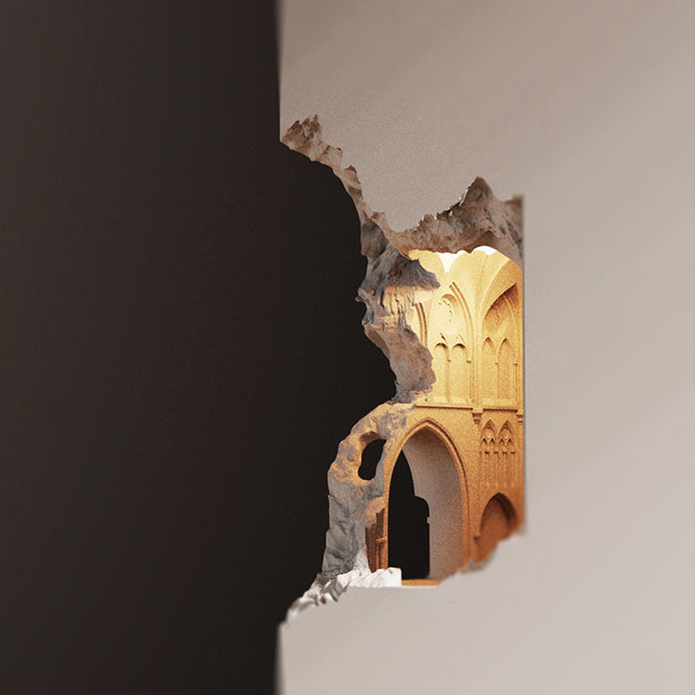 Ray Applique Murale Art Déco Flush LED Encastrée, 3 Styles, Blanc, Salon - Neutralighting