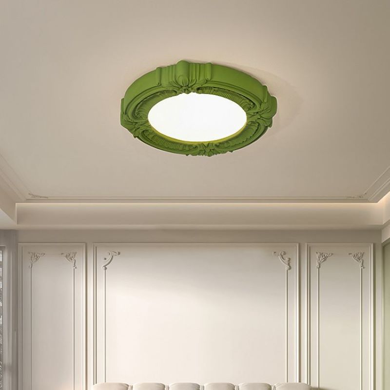 Arisha Plafonnier Rétro Français Résine Acrylique Chambre à Coucher - Neutralighting