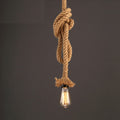 Silva Rétro Industrie LED Suspension Chanvre Corde Café/Restaurant - Neutralighting