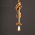 Silva Rétro Industrie LED Suspension Chanvre Corde Café/Restaurant - Neutralighting