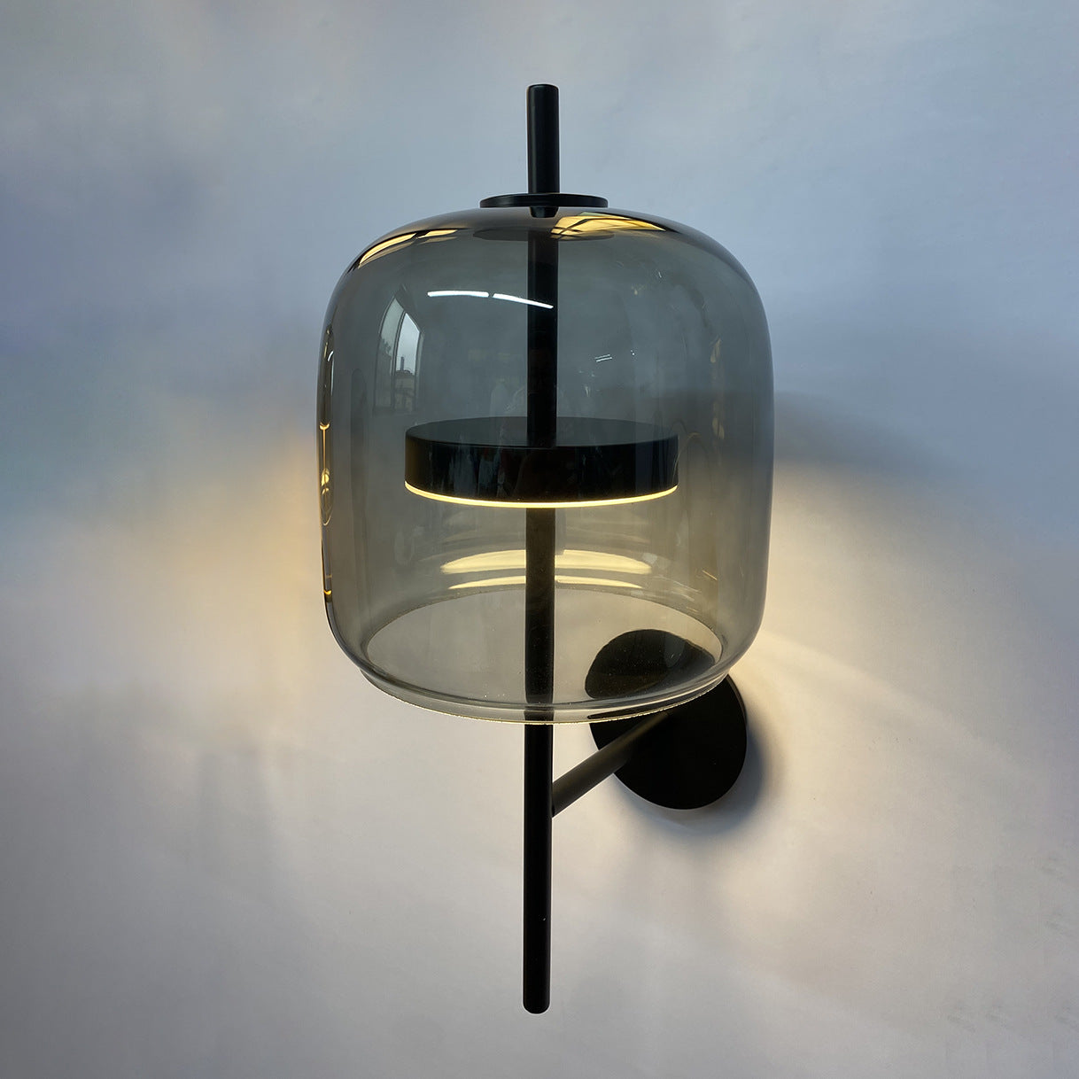 Arisha Moderne Intérieur Applique Murale Métal Verre Chambre à Coucher - Neutralighting