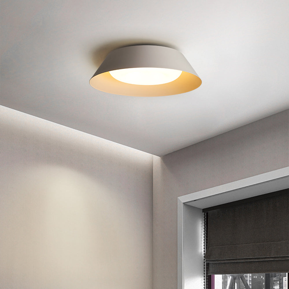 Arisha Plafonnier Bol Moderne, Métal/Acrylique, Blanc, Salon - Neutralighting