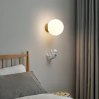 Aria Lune LED Applique Murale Blanc Résine Chambre Des Enfants - Neutralighting