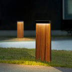 Gisil Extérieure Géométrique Minimaliste. Métal. Bois. Extérieur - Neutralighting