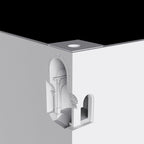 Ray Applique Murale Art Déco Flush LED Encastrée, 3 Styles, Blanc, Salon - Neutralighting
