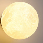 Aria Lune LED Applique Murale Blanc Résine Chambre Des Enfants - Neutralighting