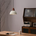 Muto Nordique LED Suspension Métal/Céramique/Bois Chambre À Coucher - Neutralighting