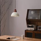 Muto Nordique LED Suspension Métal/Céramique/Bois Chambre À Coucher - Neutralighting