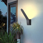 Ray Applique Murale Extérieur Linéaire Minimaliste, Métal/Verre, Noir, Extérieur - Neutralighting