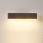 Arisha Applique Murale Rectangulaire Moderne, Métal, Noir/Or/Brun, Chambre - Neutralighting