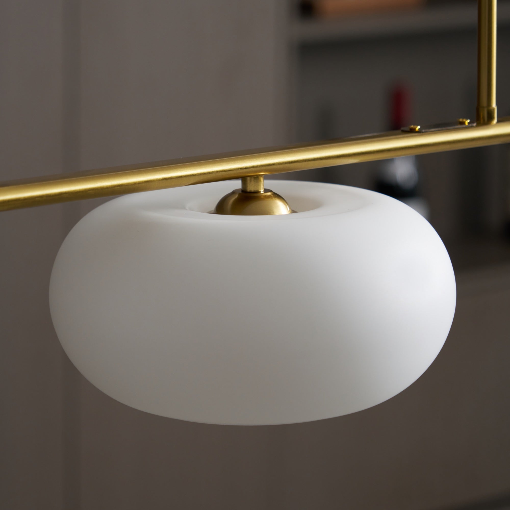 Lustra Suspension Lampe Linéaire à 3 Lumières en Forme de Globe - Neutralighting