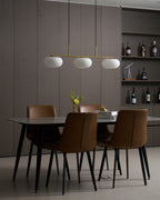 Lustra Suspension Lampe Linéaire à 3 Lumières en Forme de Globe - Neutralighting