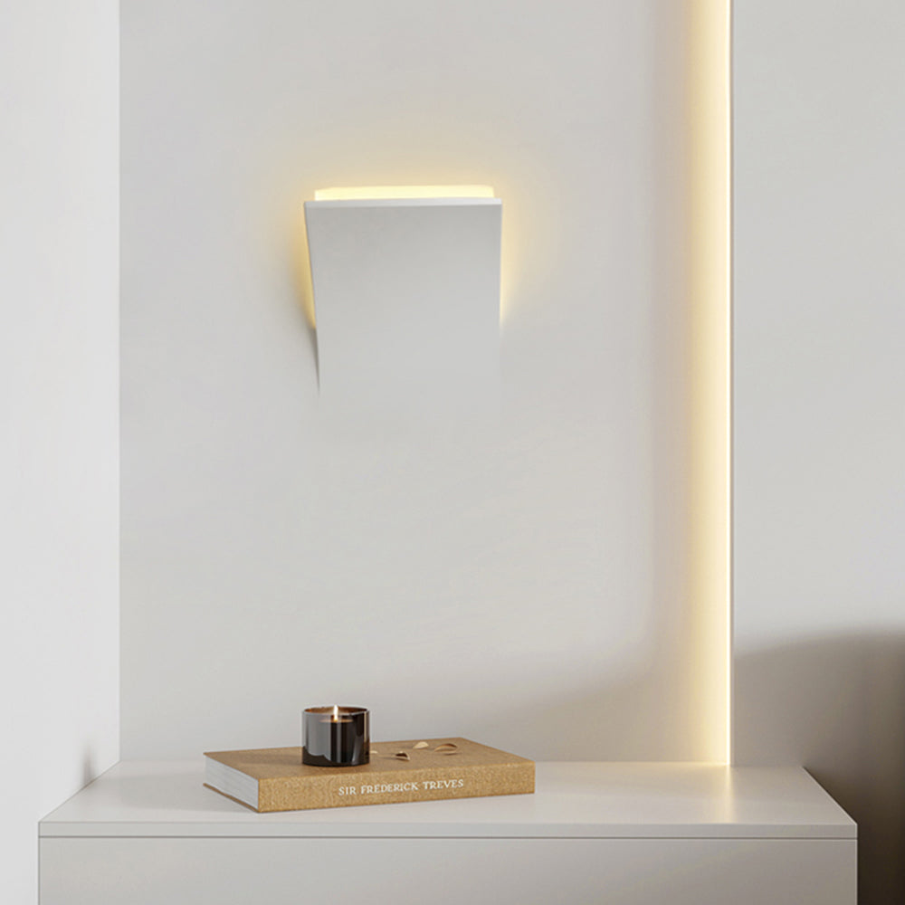 Aria Applique Murale Encastrée/Plâtre, Moderne, 4 Styles, Métal, Blanc, Salon - Neutralighting
