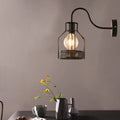 Silva Applique Murale Landerne Vintage, 3 Style, Métal/Verre, Noir, Cour - Neutralighting