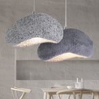 Avi Suspension Pain Naturelle, Résine/Acrylique, Gris/Gris Foncé, Chambre - Neutralighting