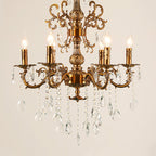 Silva Lustre LED Moderne Design, Métal, Bronze Doré, Salon - Neutralighting