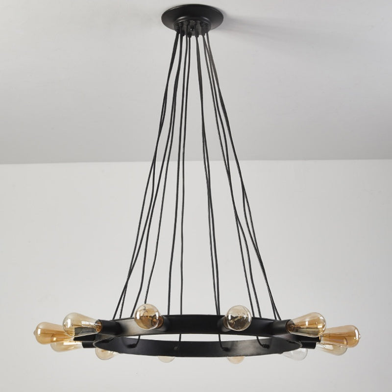 Silva Vintage LED Lustre Marron Métal Salon/Bar/Salle À Manger - Neutralighting