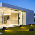 Ray Extérieur Solaire Irrégulaire Moderne, Métal/Acrylique, Noir, Extérieur - Neutralighting