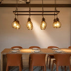 Silva Vintage Long Tête Multiple Lustre Salle À Manger/Salon/Bar - Neutralighting