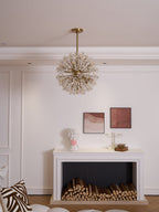 Aurora Lustre de Luxe en Métal Doré - Neutralighting