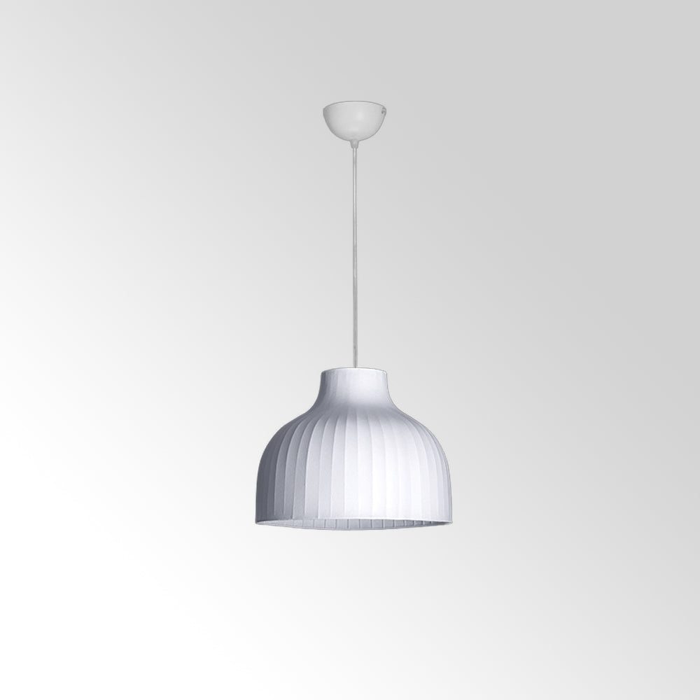 Ritta Suspension Vintage, Métal/Soie, Blanc, Salle à Manger - Neutralighting