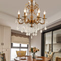 Silva Lustre LED Moderne Design, Métal, Bronze Doré, Salon - Neutralighting