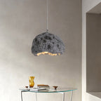 Avi Suspension Irrégulier Naturelle, Résine/Acrylique, Bois/Gris/Laiton, Chambre - Neutralighting