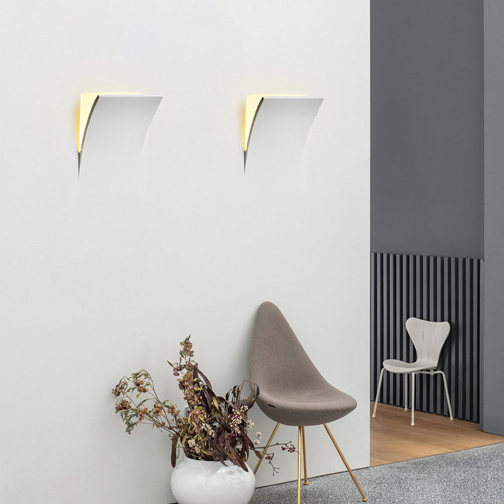 Aria Applique Murale Encastrée/Plâtre, Moderne, 4 Styles, Métal, Blanc, Salon - Neutralighting