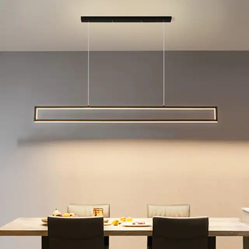 Ray Lampe suspendue moderne à revêtement LED minimaliste pour salle à manger - Neutralighting