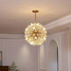 Aurora Lustre de Luxe en Métal Doré - Neutralighting