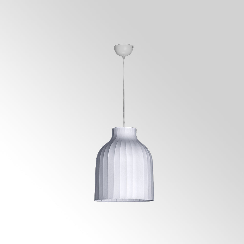 Ritta Suspension Vintage, Métal/Soie, Blanc, Salle à Manger - Neutralighting