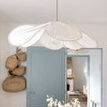 Ritta Suspension Petale Moderne, Metal/Tissu, Blanc/Marron, Salon - Neutralighting