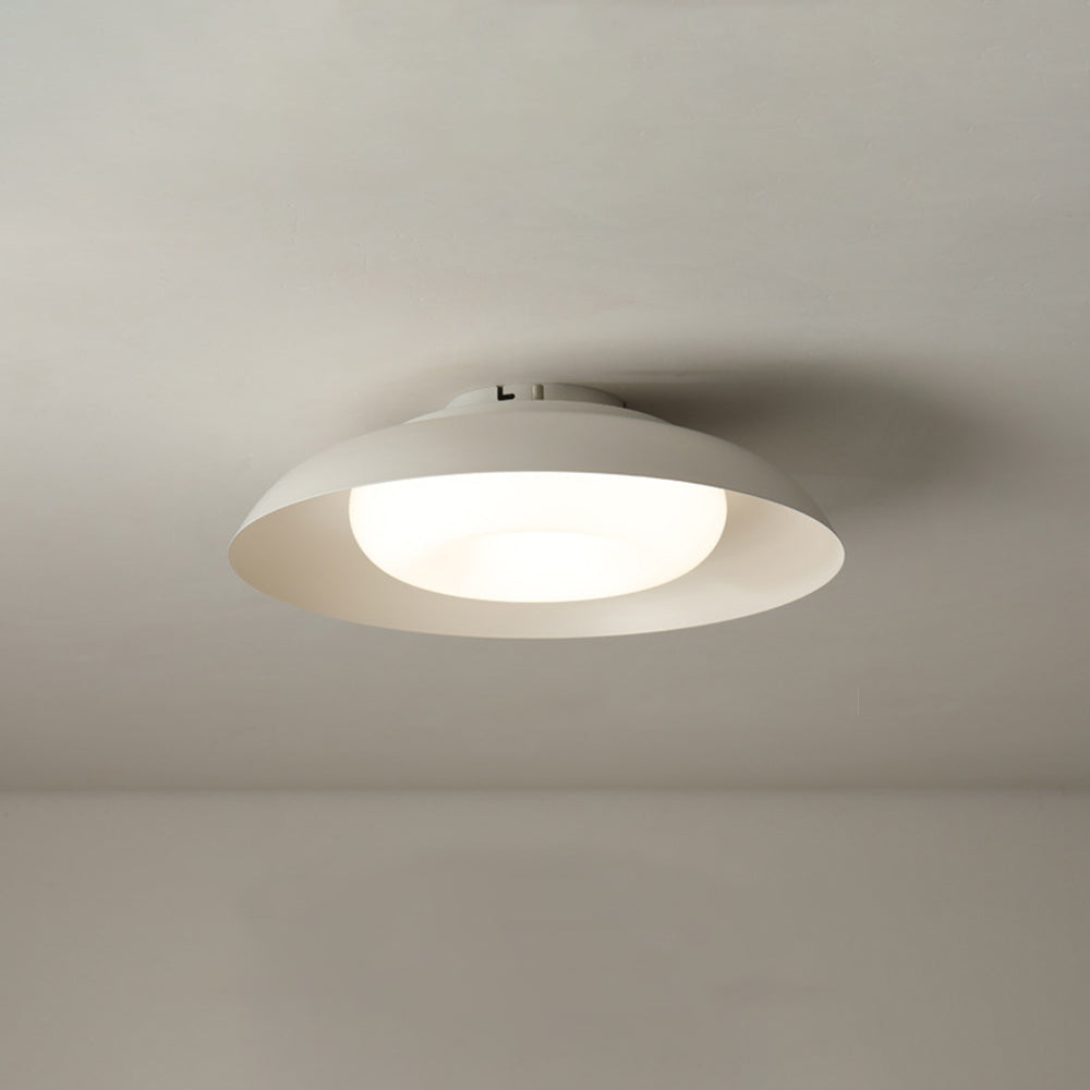 Arisha Plafonnier Chapeau Noridique, Métal/Acrylique, Blanc, Salon - Neutralighting