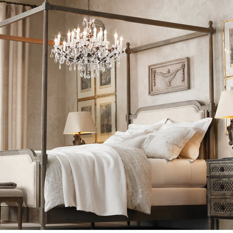 Silva Lustre décoratif Moderne, Métal/Cristal, Rouille, Salon - Neutralighting