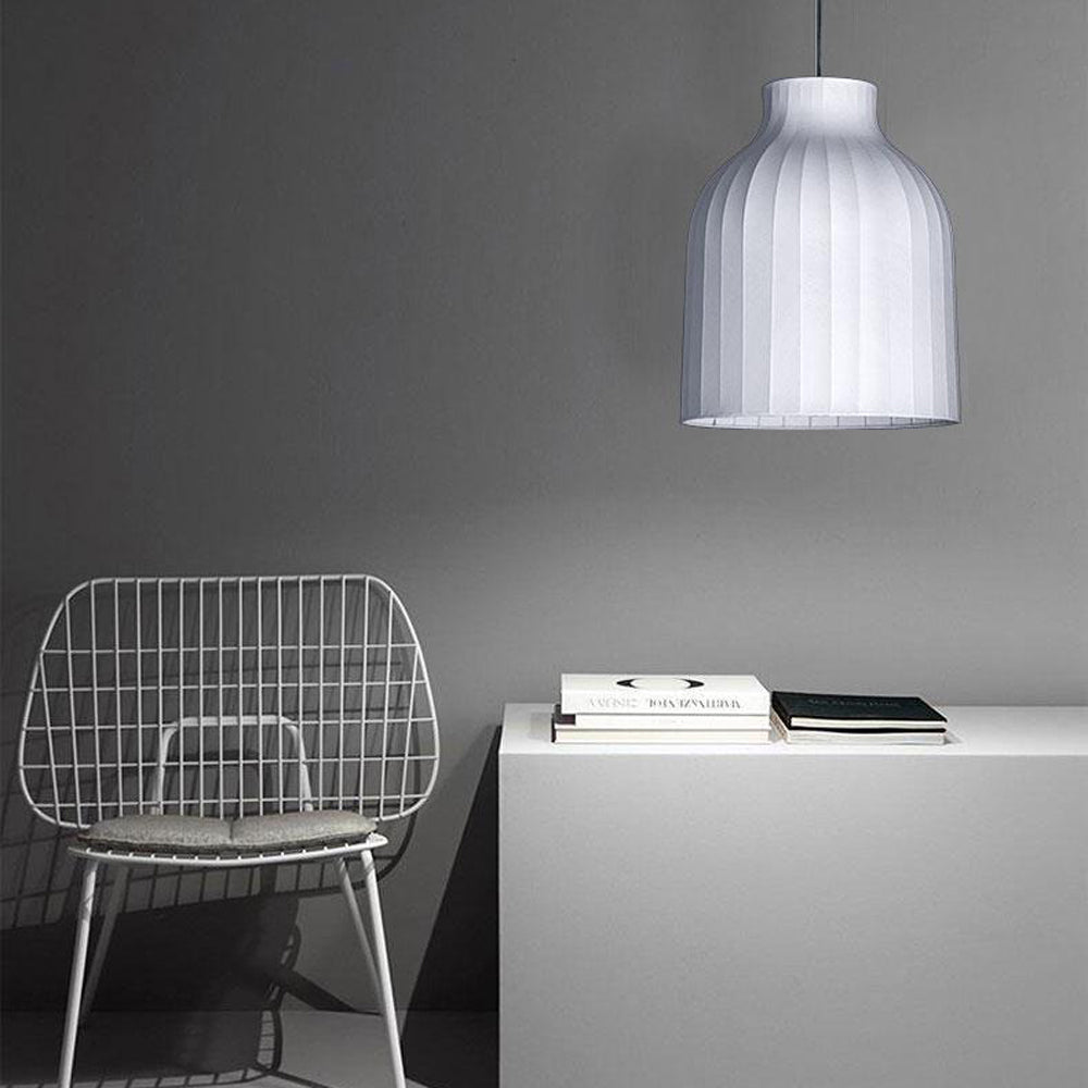 Ritta Suspension Vintage, Métal/Soie, Blanc, Salle à Manger - Neutralighting