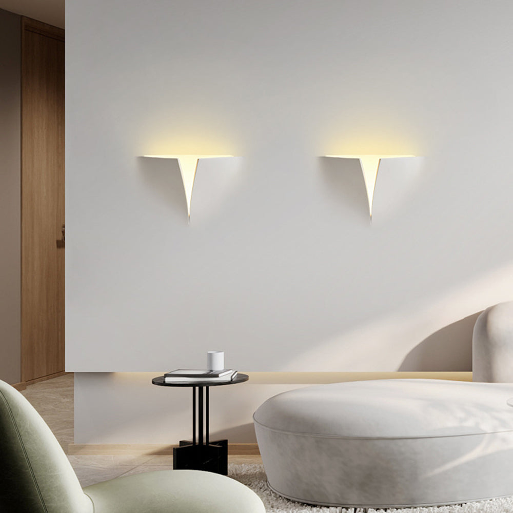 Aria Applique Murale Encastrée/Plâtre, Moderne, 4 Styles, Métal, Blanc, Salon - Neutralighting