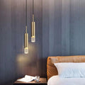 Ray Luminaires Suspension LED Simple Acrylique/Métal Or/Noir Salon - Neutralighting