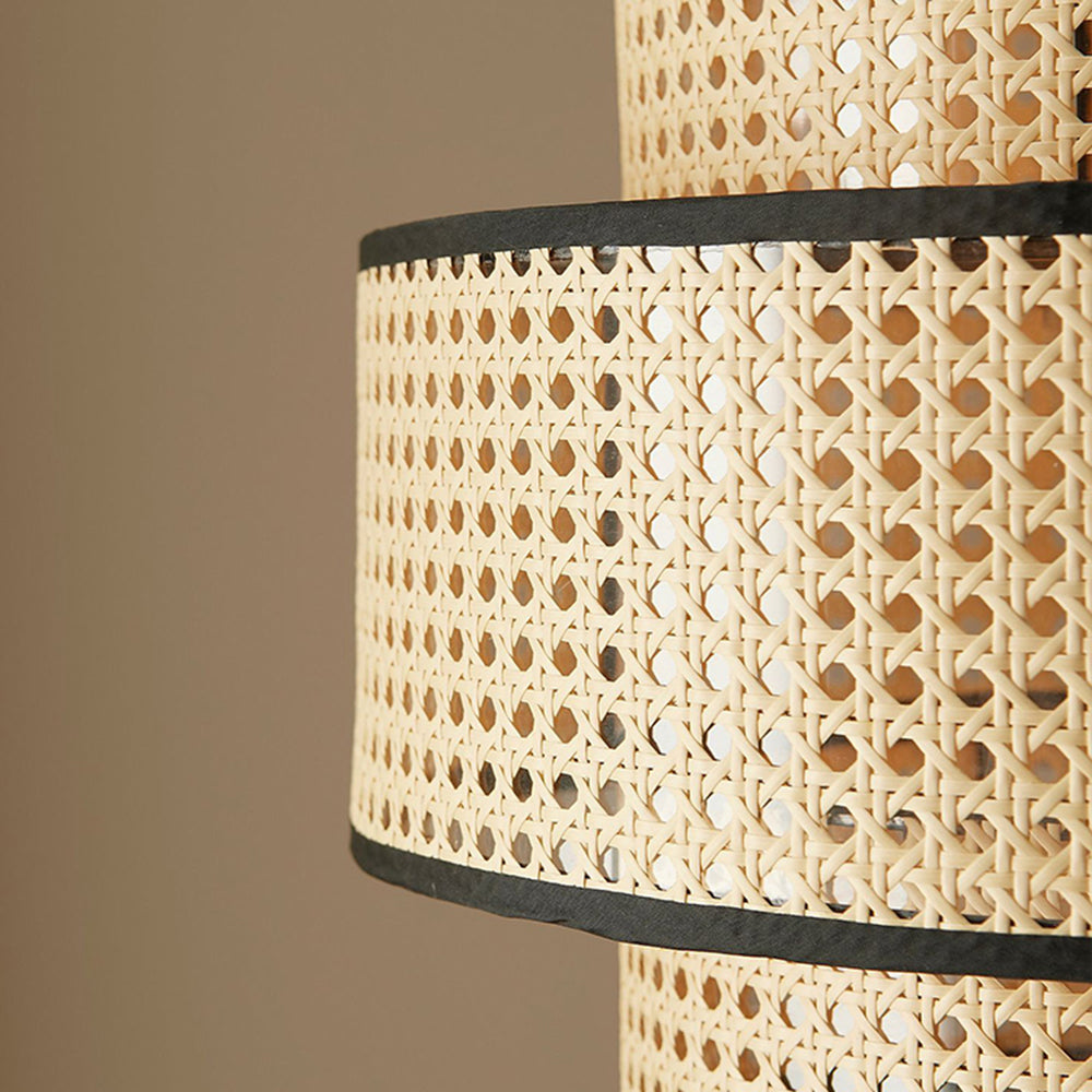 Ritta Suspension Cylindre Moderne, Métal/Acrylique, Bois, Salon - Neutralighting