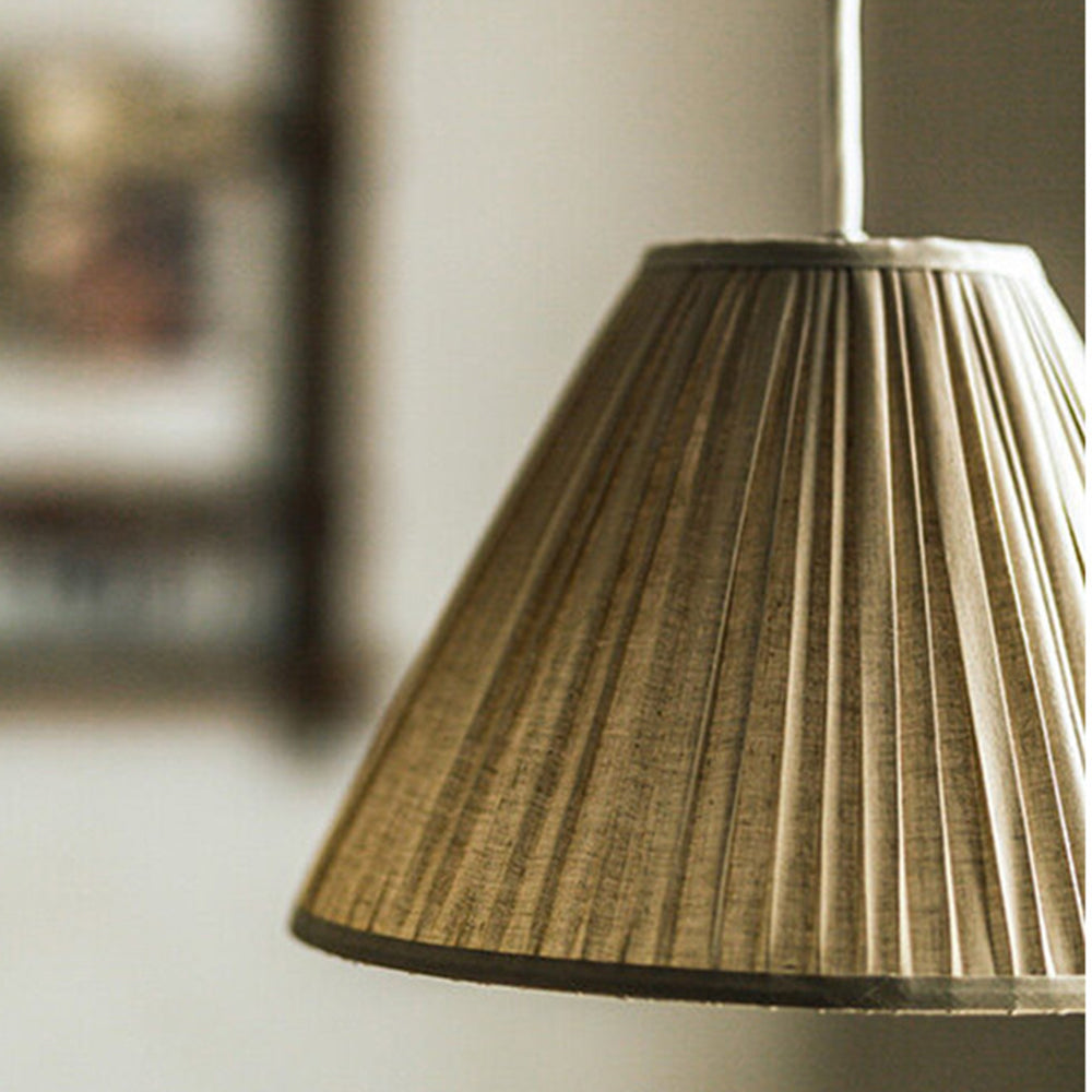 Ritta Suspension Vintage, Métal/Tissu, Brun, Salon - Neutralighting