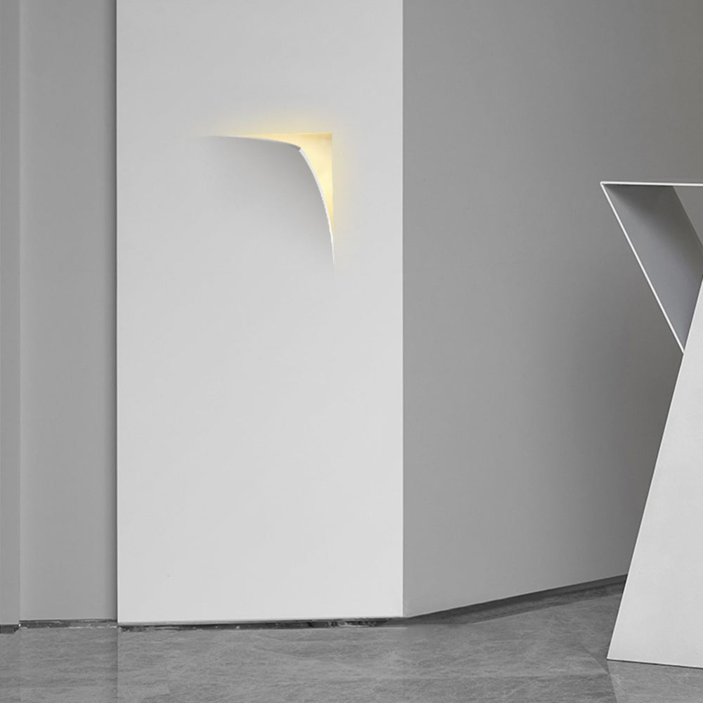 Aria Applique Murale Encastrée/Plâtre, Moderne, 4 Styles, Métal, Blanc, Salon - Neutralighting