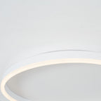 Arisha Plafonnier Anneau Simple Moderne Métal Noir/Blanc/Doré Salon/Salle à Manger - Neutralighting