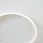 Arisha Plafonnier Anneau Simple Moderne Métal Noir/Blanc/Doré Salon/Salle à Manger - Neutralighting