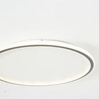 Quasso Plafonnier Rond ModerneBlanc/Noir. Salon - Neutralighting