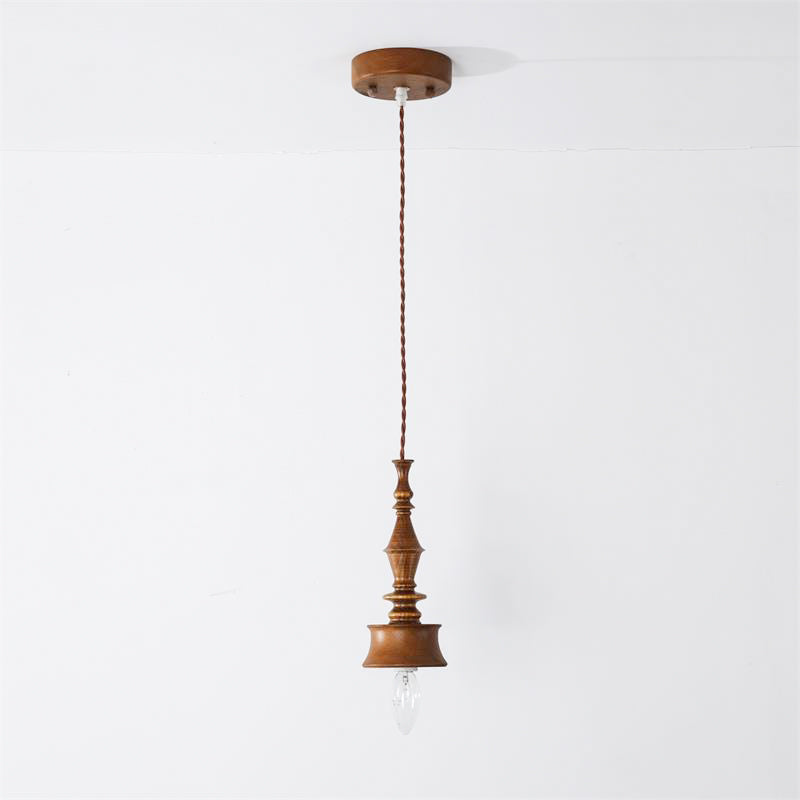 Iraeiel Ancien Minimaliste Bois Suspension - Neutralighting