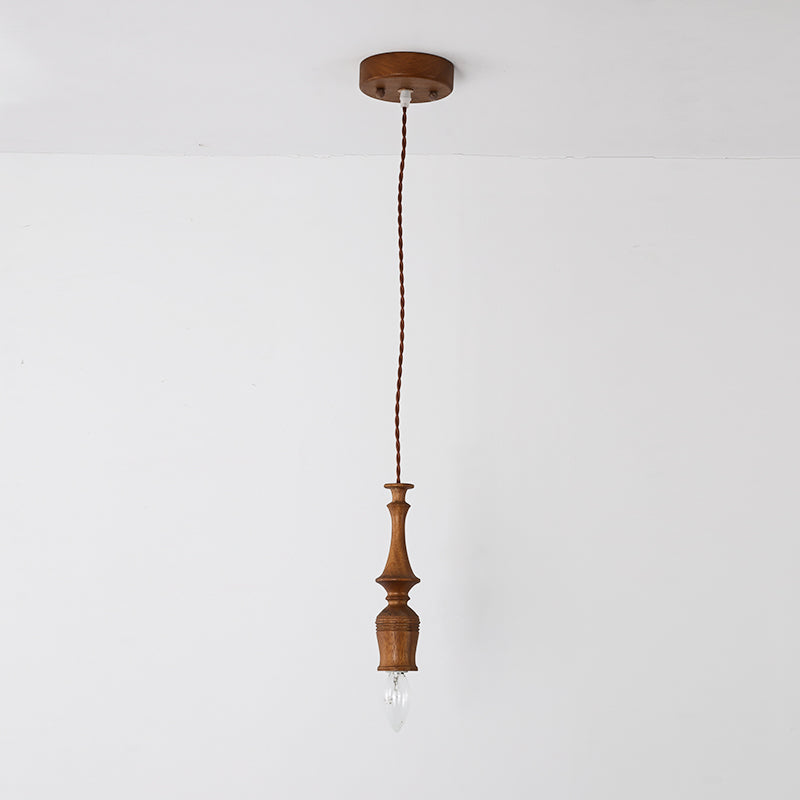Iraeiel Ancien Minimaliste Bois Suspension - Neutralighting