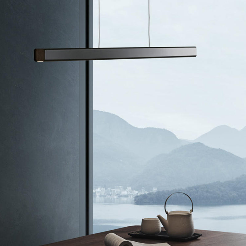 Ray Suspension Linéaire Moderne, Métal, Noir/Blanc, Salon - Neutralighting