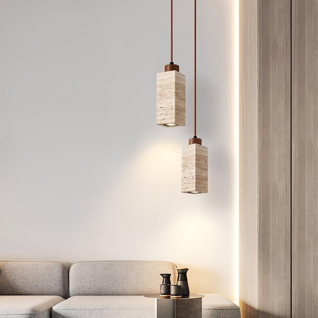 Avloris Travertin Pendentif Lumière - Neutralighting